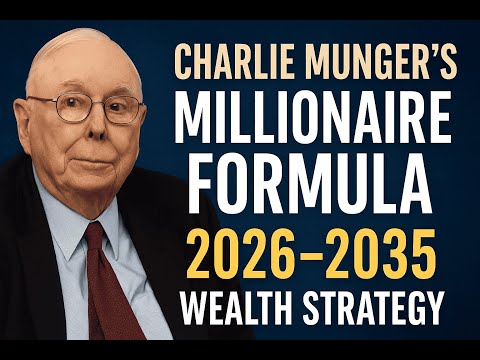 “Charlie Munger’s Millionaire Formula: 2026–2035 Wealth Strategy”