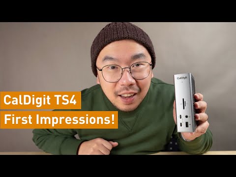 CalDigit TS4 First Impressions - Best Thunderbolt dock for Mac. Changes vs the TS3+?