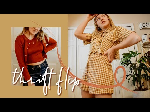 THRIFT FLIP | extreme diy clothing transformations from last week's thrift haul |WELL-LOVED CLOTHING