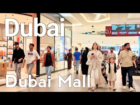 Dubai [4K] Amazing Dubai Mall, City Center Walking Tour 🇦🇪
