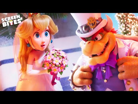Princess Peach and Bowser's Wedding | The Super Mario Bros Movie | Screen Bites