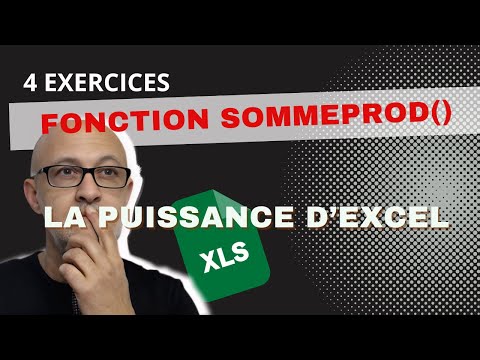 Excel Matrix Function SUMPRODUCT()