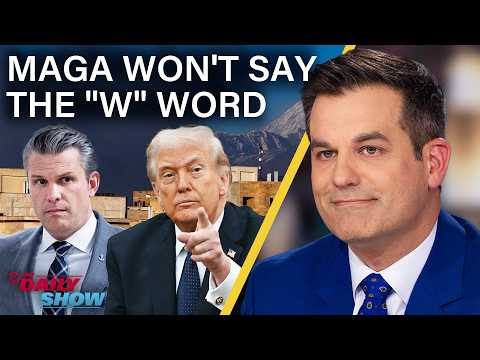 MAGA Refuses to Call Iran War a "War" as Americans Scramble to Flee Mideast | The Daily Show