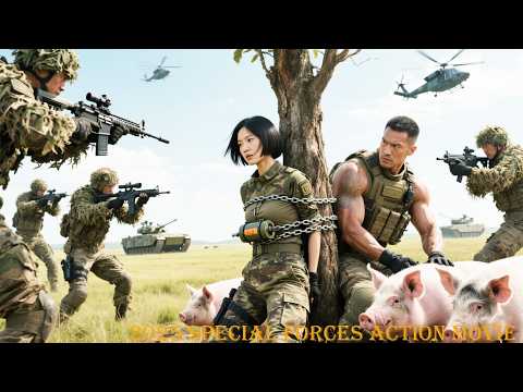 2025 Special Forces Action Movie: Terrorists kidnap special forces, defeated by a pig farmer soldier