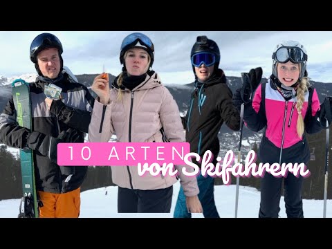 10 ARTEN von SKIFAHRERN😍⛷️