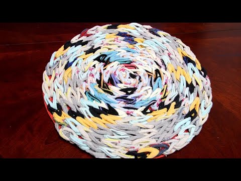 Коврик БЕЗ КРЮЧКА из старых носков - ТЕПЕРЬ НОСКИ ВЫ ТОЧНО ВЫБРАСЫВАТЬ не будете