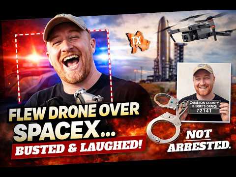 Influencer flies DRONE over SpaceX - Busted & LAUGHS‼️-🚨 !!!