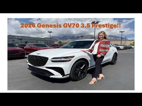 Full Tutorial of 2026 Genesis GV70 3.5 Prestige!!