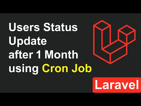 Automatically Users Status Update After 1 month using Cron Job in Laravel