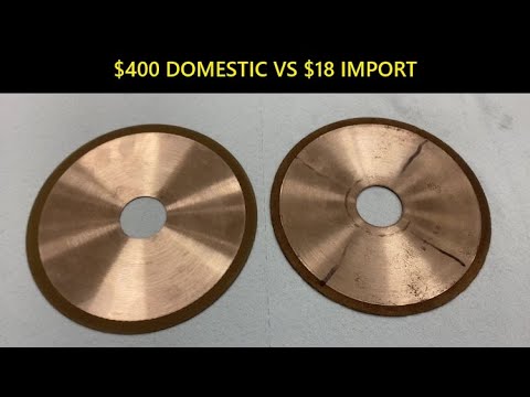 $400 DOMESTIC VS $18 IMPORT DIAMOND WHEEL