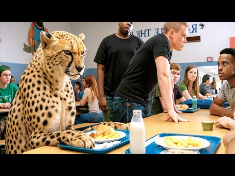 ولد خد الفهد بتاعه معاه للمدرسة ، ومن ساعتها مفيش حد عنده الجرأة يواجهه 