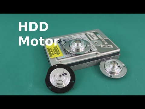 Run a Hard Drive Brushless Motor Without Driver