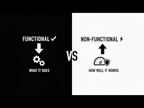 Functional vs Non-Functional Requirements Explained with Examples | System Design Basics