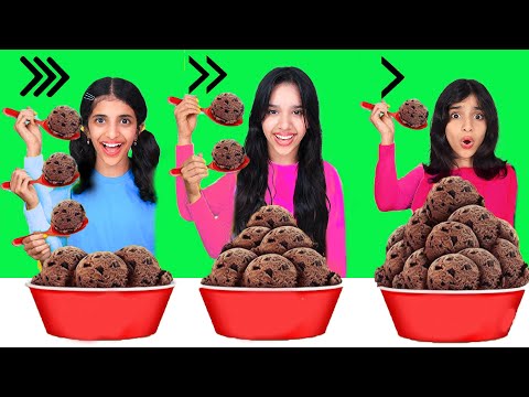 تحدي الطعام السريع أو المتوسط أو البطيء !! شفا + أفضل التحديات الممتعة !!