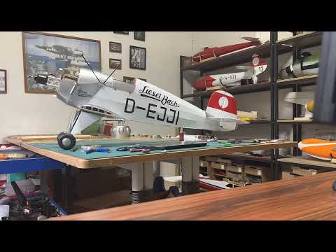 Installing the Bü133 Center Wing | Metal Scale Struts & Realistic Mounts 🛩️✨