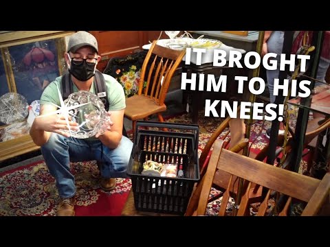 Antique Mall KEEPS GOING! Heart of Ohio Antique Mall Shop with Me Part 2