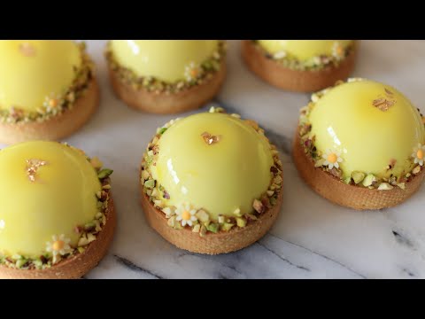 Better than most bakery tarts, seriously | Lemon Pistachio Tart 🍋💚