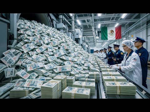 Inside Mexico Currency Factory – How Raw Materials Become Stunning Peso Banknotes (Full Process)
