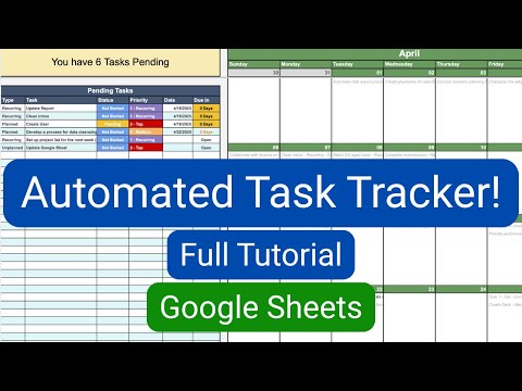 Build Your Own Upgraded Rolling Automated Task Tracker in Google Sheets! (Full Tutorial)