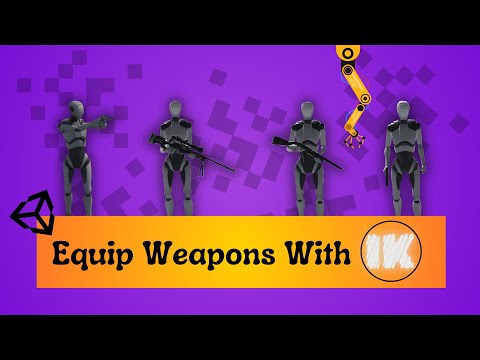 Weapons Equipment System using IK | Unity Animation Rigging | Unity Tutorial