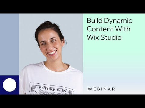 Wix Studio | Webinar: How to build dynamic content