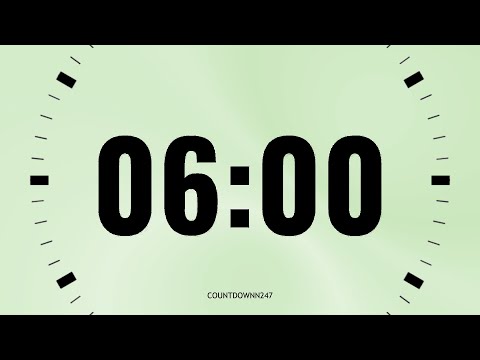6 Minute Timer | Pastel Background | 360 Sec With TikTik