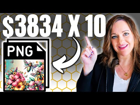 $3834 From ONE PNG. How to 10X it With AI in Minutes! (Full Tutorial)