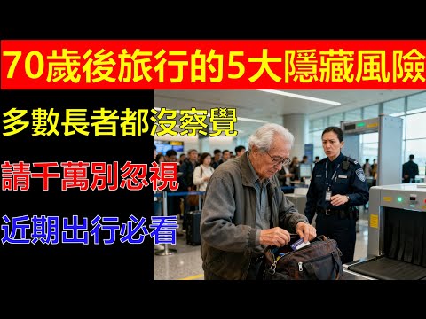 70歲後旅行的5大隱藏風險，多數長者都沒察覺，請千萬別忽視！#生活經驗 #生活小技巧 #生活小妙招 #出行