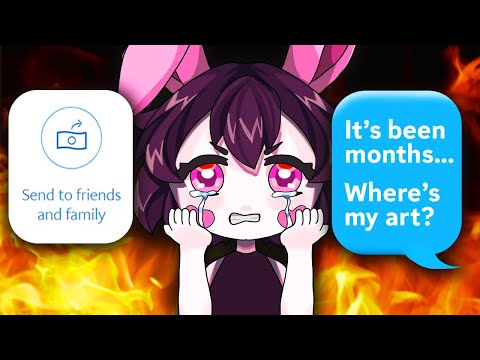 Artist Asked Client To Defraud Paypal For Commission Money...