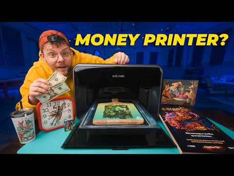 I Turn Thrift Shop Junk to Profit w/ a UV Printer! (EufyMake E1)