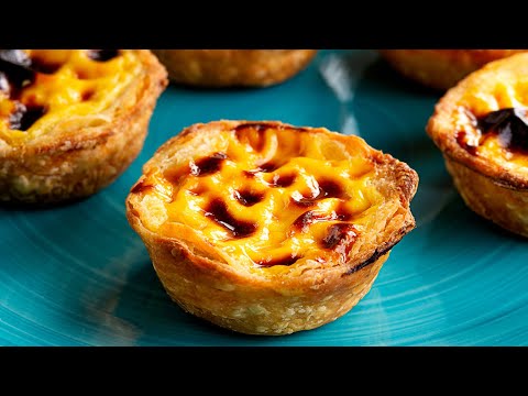Pastel de Nata  / Portuguese Custard Tarts Recipe