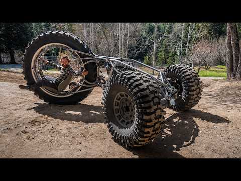Rear Steer on the Monster Truck Tricycle!