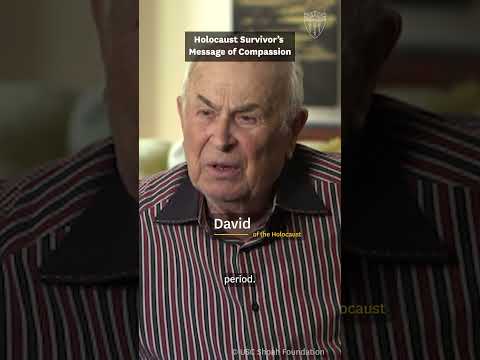 Compassion & Understanding | Holocaust Survivor David Wiener