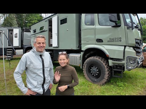 IM WOHNMOBIL die WELT bereisen Campervan 🌴 Ana und Steffen Panamericana im Mercedes Arocs