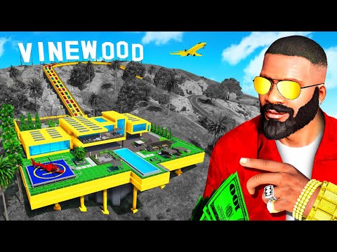Franklin's MAXILLIONAIRE HOUSE Upgrade in GTA 5!