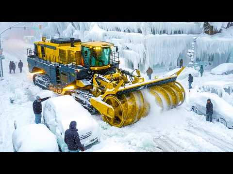Мощные Снегоуборочные Машины - Экстремально Быстрая Очистка Снега