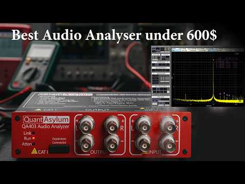 The Best Affordable Audio Analyzer? QuantAsylum QA403