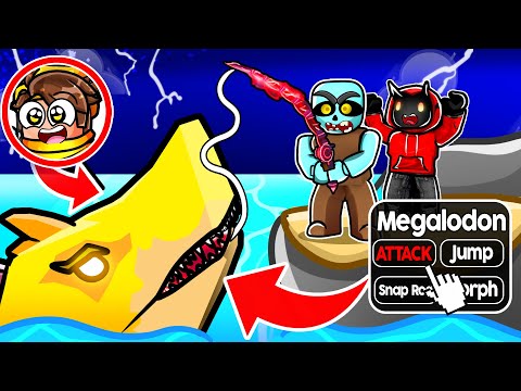 I Pretended To Be A MYTHICAL FISH to TROLL My Friends in Roblox Fisch