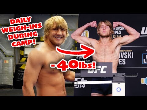 How I Lost 40lbs For UFC 314