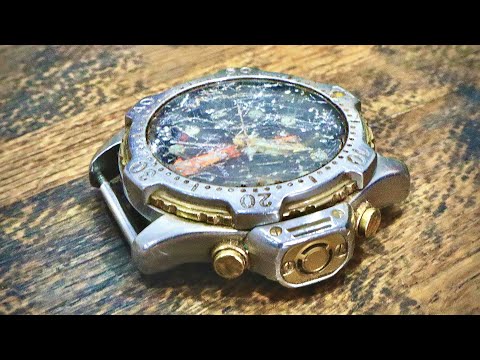Restoring a dive watch with electronic depth gauge - citizen Aqualand 5810 promaster 