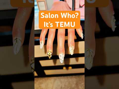 SALON WHO?! 💅 These Temu Press-On Nails Are INSANE