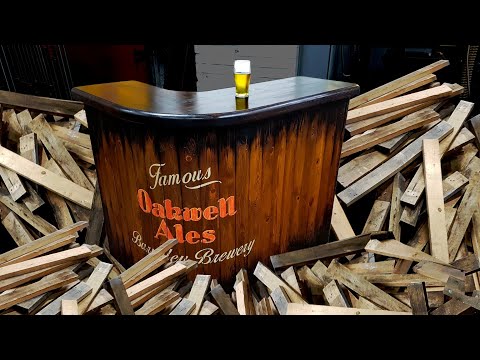 Making a $2500 bar from old used PALLET wood