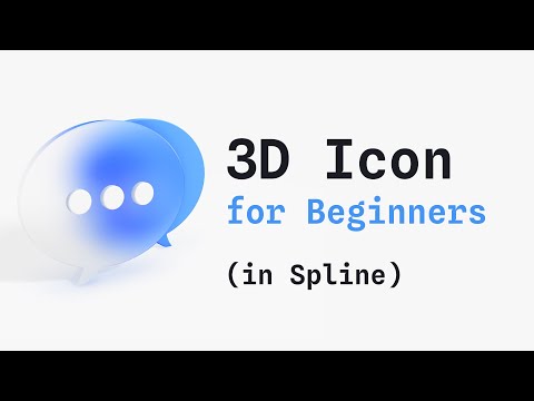3D Icons for Beginners in Spline