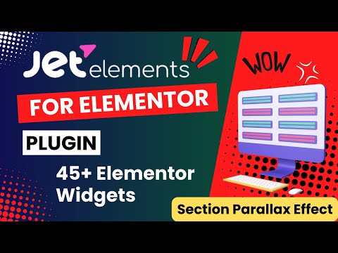 JetElements For Elementor Plugin Tutorial | JetElements Parallax Effect | CrocoBlock Tutorial