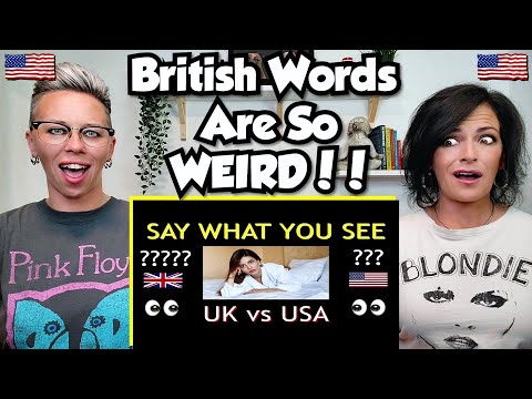 American Couple Reacts: BRITISH vs AMERICAN English! **55 DIFFERENCES** FIRST TIME REACTION!