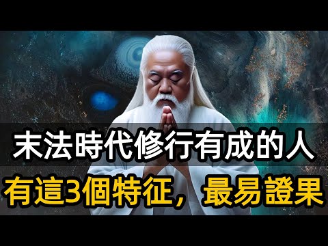 末法時代修行有成的人，身上多半有這3個跡象。#修心思維