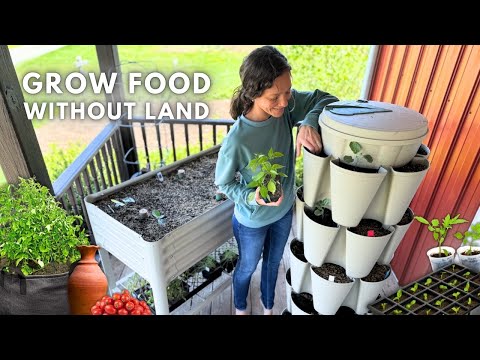 Turn Your Porch into a Grocery Store! (Simple Container Gardening)