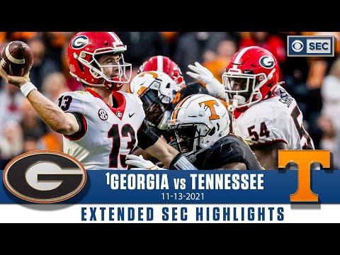 #1 Georgia vs Tennessee: Extended Highlights | CBS Sports HQ