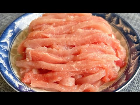 teach you restaurant unspoken approach, shredded meat Tasty and not smelly