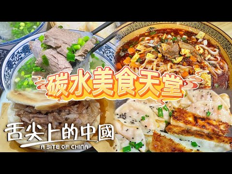 中國人的主食天堂 碳水帶來的超絕滿足感！水盆羊肉 岐山臊子麵 肉夾饃 鍋貼丨舌尖上的中國 A Bite of China
